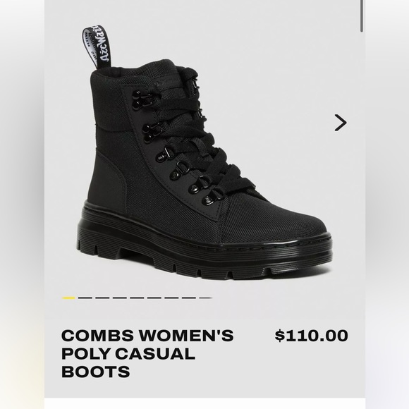 Canvas Dr. Martens Boots - Picture 1 of 6